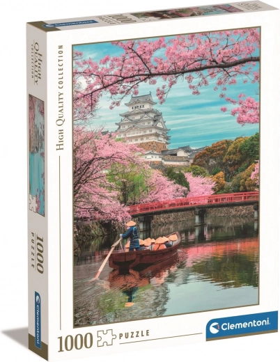 Sestavljanka Grad Himeji spomladi 1000 delcev