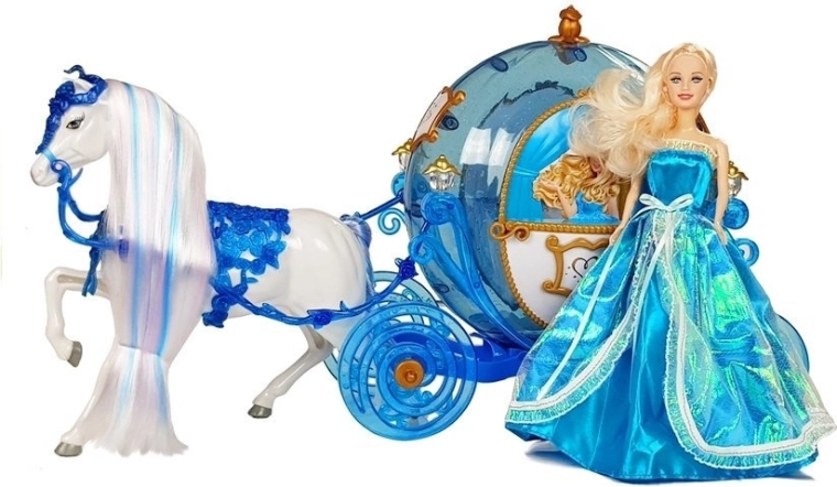 Lutka kot princesa v bleščeči obleki