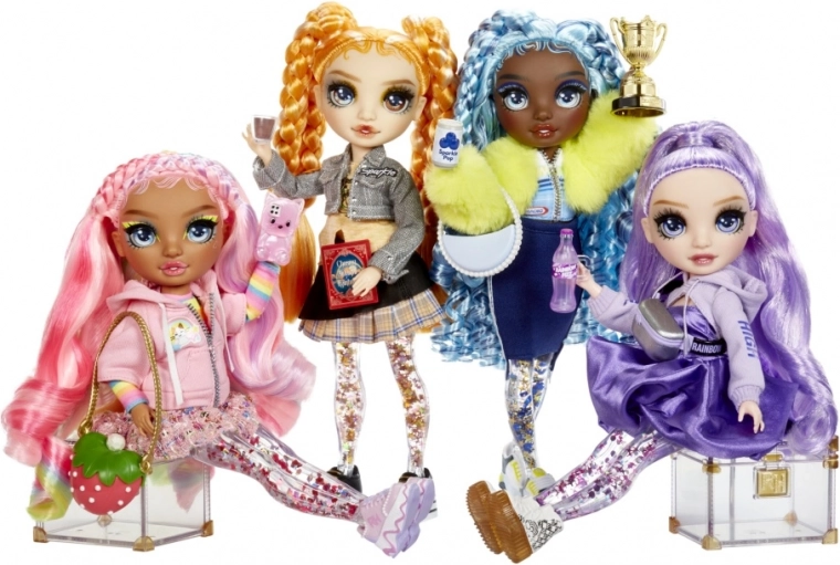Rainbow High Sparkle & Shine Fashion Dolls punčka s bleščečimi nogami
