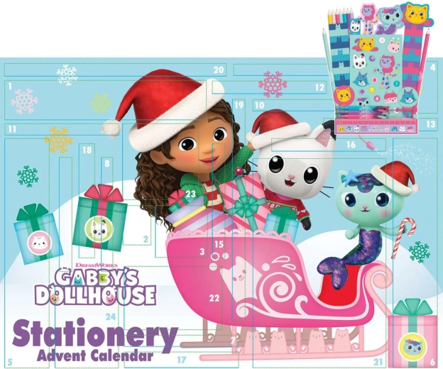 Papirni adventni koledar Gábi's Dollhouse
