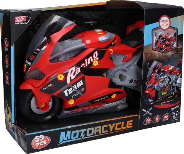 Motor na vijačenje z učinki in paro, 46 cm