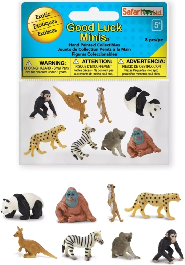 Safari Ltd. eksotične živali – Good Luck Minis fun pack (8 mini figuric)