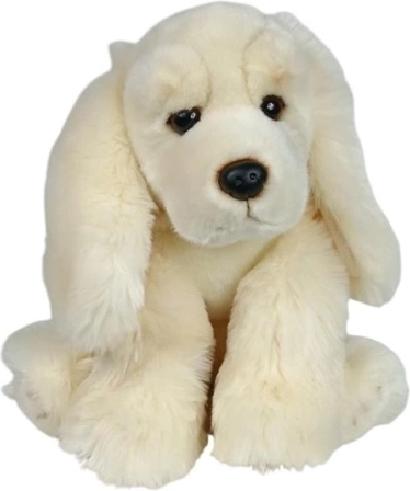 Plišasti pes španjel svetel, sedeč 28 cm