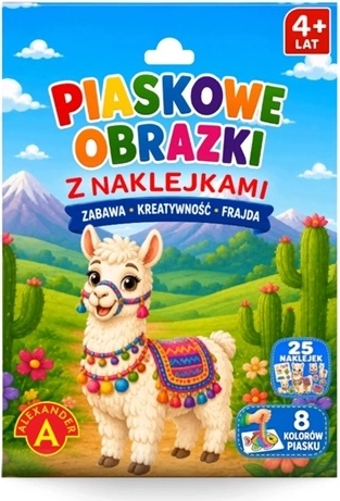 Ustvarjalni komplet – peščena slika alpaka