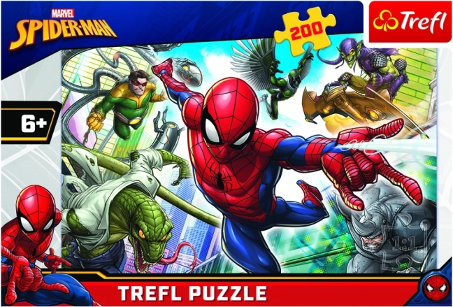 Sestavljanka Trefl 200 koščkov Spider-Man rojeni junak