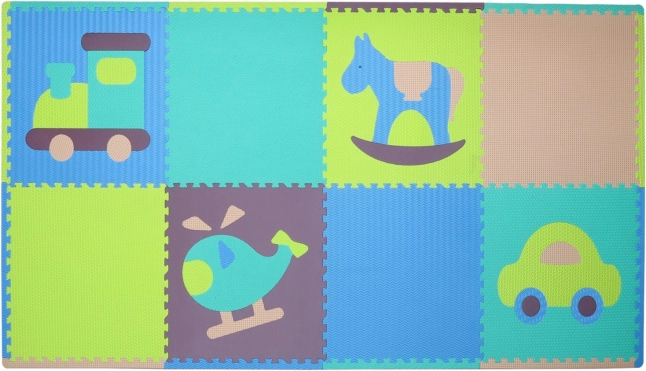 Pena sestavljanka fantovske igrače z robovi