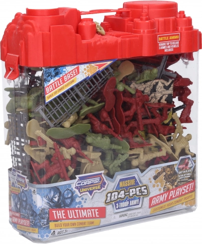 The Corps toy soldiers set, 104 pieces