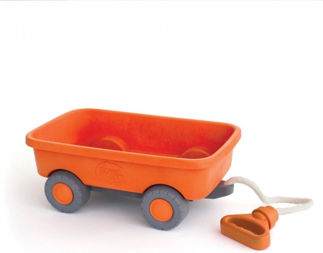 Green Toys oranžni voziček za otroke