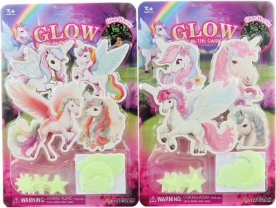 Svetleči samolepilni samorogi za na steno