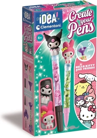 Clementoni Idea mini tovarna za pisala Hello Kitty in prijatelji