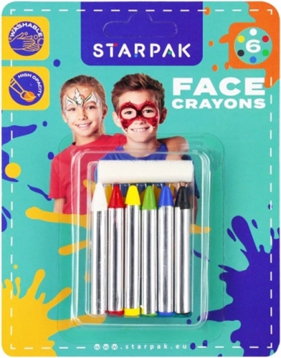 Komplet barv za poslikavo obraza z bleščicami