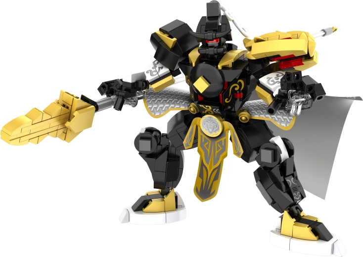 Detailed mecha warrior