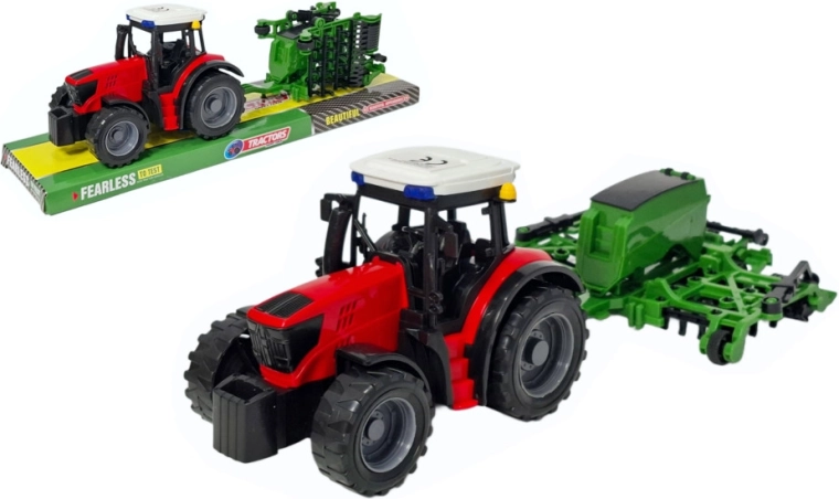 Traktor s sejalnico