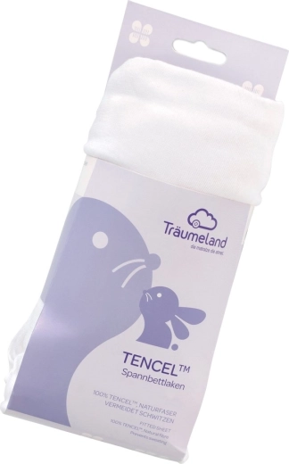 Träumeland napenjalna rjuha Tencel 40 × 90 cm bela