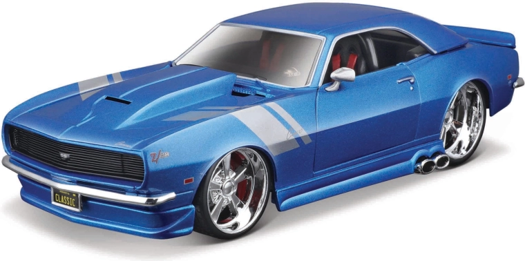 Maisto 1968 Chevrolet Camaro Z/28 kovinski model avtomobila 1:24