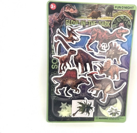 Dinozavri in svetleče zvezdice za otroško sobo
