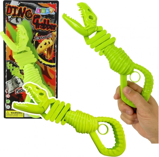 Grizeča dinozavrska kost – zelen prijemalnik