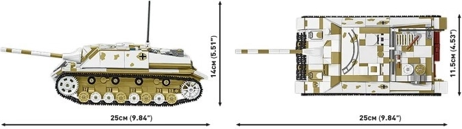 Realističen model v merilu 1:28 in premične gosenice