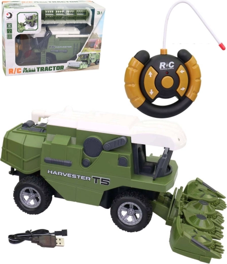 MaDe RC Combine Harvester with Lights and Remote Control
