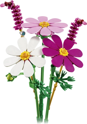 Flower bouquet made from LEGO bricks