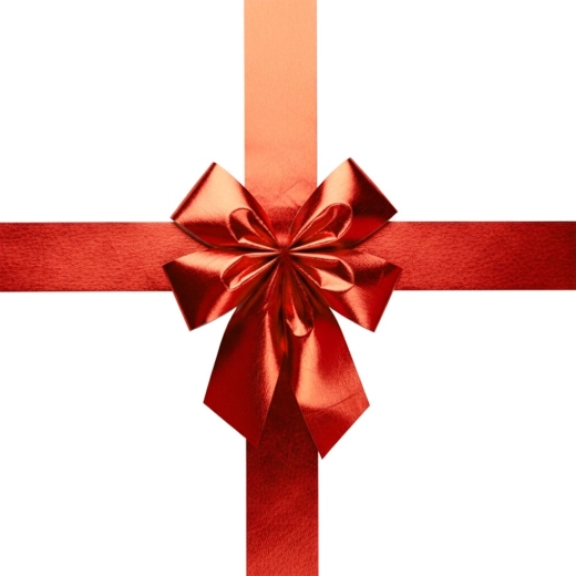 Dekorativna rdeča pentlja za vrata 33 × 42 cm