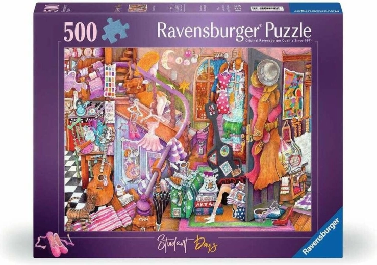 Ravensburger sestavljanka Študentski časi 500 kosov