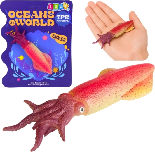 Realistična gumijasta figurica lignja 14 cm