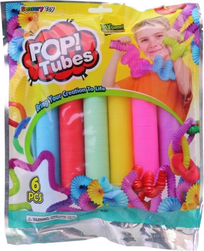 interaktivne pop cevi – komplet raztegljivih senzoričnih cevčic