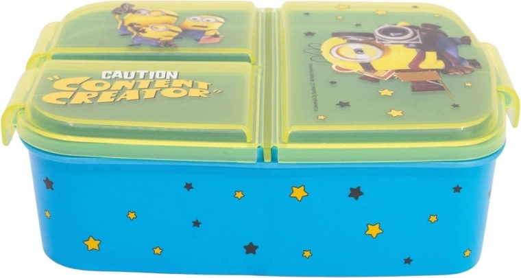 Stor snack box with compartments Minions