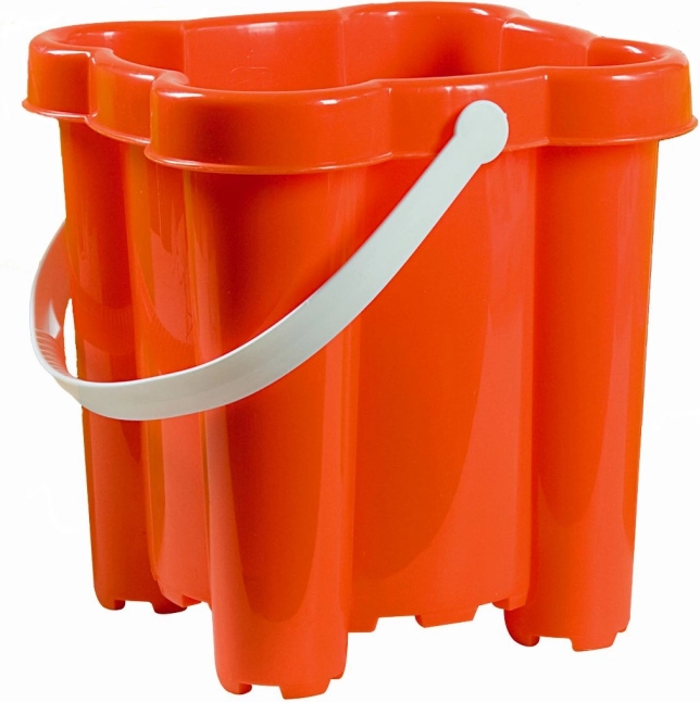 Androni vedro grad s 4 stolpi, višina 20 cm – Rdeča