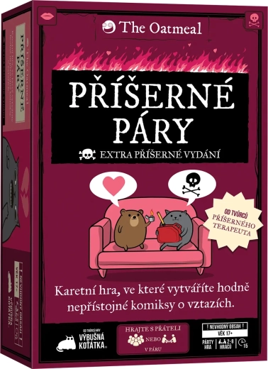 Blackfire Pošastni pari – kartna igra s stripi The Oatmeal