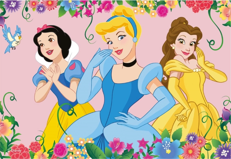 Sestavljanka Razcvetele Disney Princeske