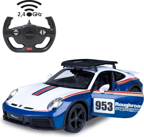 R/C avto JAMARA Porsche 911 Dakar Performance 1:14, modro