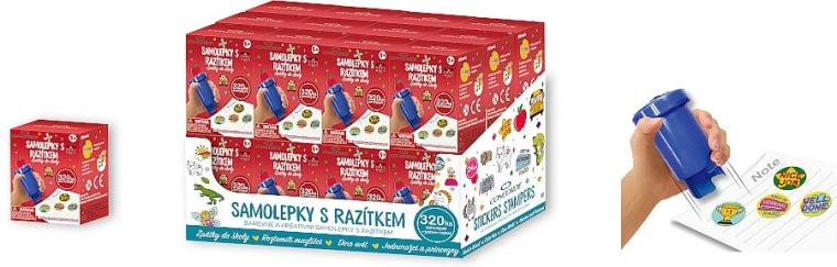 Nalepke z žigom CONCORDE Nazaj v šolo – komplet 320 kosov