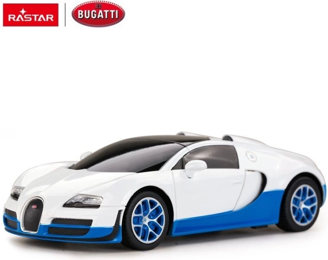 Bugatti Veyron Grand Sport daljinsko vodeni avto Rastar 1:24 bel - 1 kos
