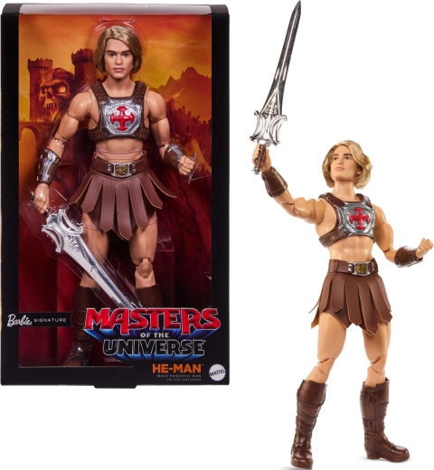 Mattel Barbie Signature zbirateljska lutka Ken kot He-Man (Masters of the Universe)