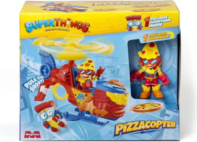 SuperThings Pizzacopter z izstreljevalnikom diskov