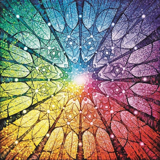 Sestavljanka Mandala življenja 1023 koščkov MAGNOLIA