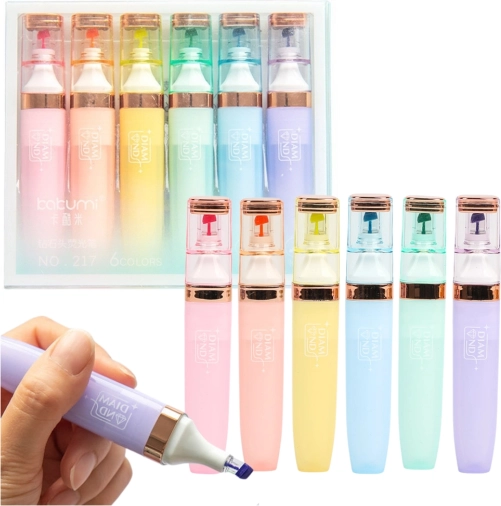 Pastelni flomaster set 6 kosi