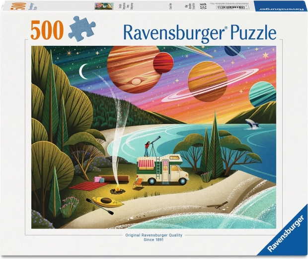 Ravensburger sestavljanka Kampiranje pod zvezdnatim nebom 500 kosov