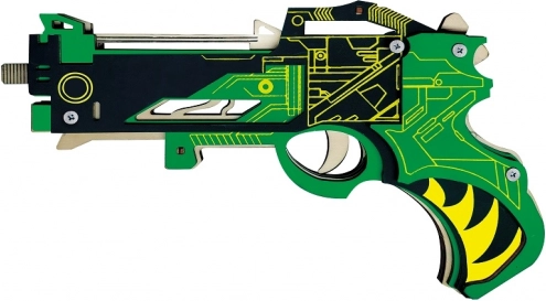 Lesena 3D sestavljanka - Oružje na elastike Virbius