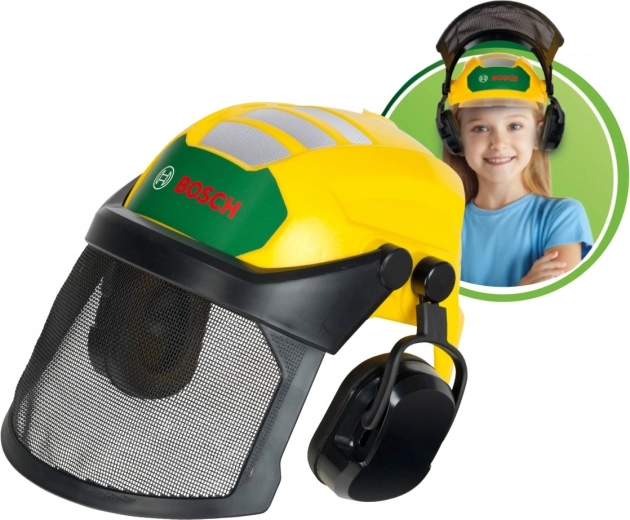 Nastavljiva čelada s ščitnikom in zaščito za sluh