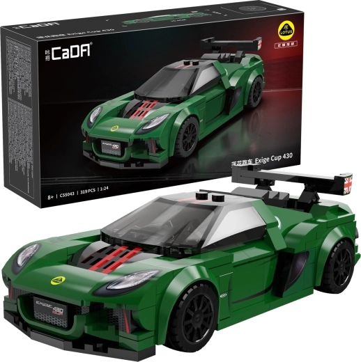 Stavebnica CaDA dirkalni avtomobil LOTUS Exige Cup 430 – 319 delov (merilo 1:24)