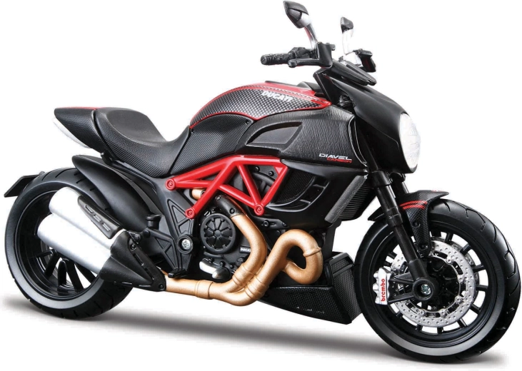 Maisto motocikel Ducati Diavel Carbon 1:12