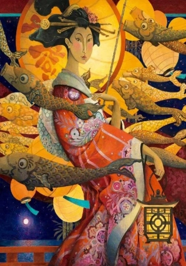 Sestavljanka CLEMENTONI Ples Koinobori 1500 kosov