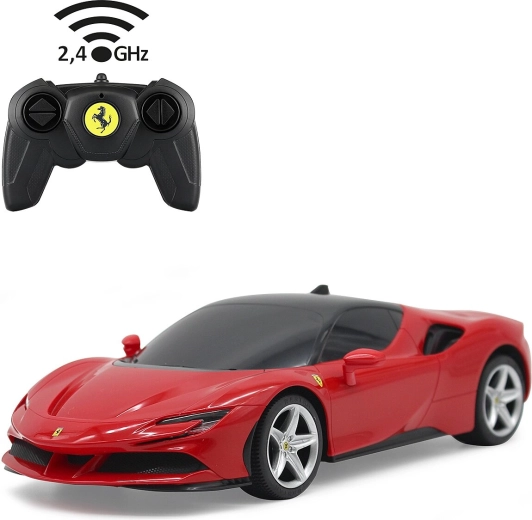 RC-avtomobil Ferrari SF90 Stradale 1:24, rdeč, 2,4 GHz Jamara – 1 kos