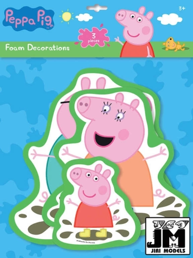 Jiri Models penaste stenske nalepke Peppa Pig – 1 pakiranje