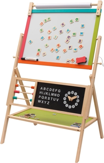 Lesena tabla za otroke 2v1 Montessori BABY MIX