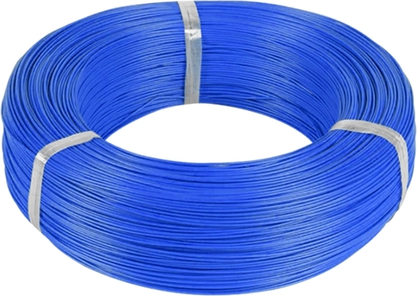 MSP silikonski napajalni vodnik 20 AWG (0,5 mm²) 1 m moder
