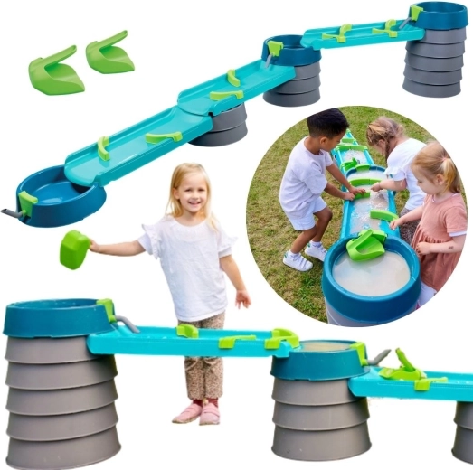 AquaPlay Mudway Flow – water track for kids, 35 pieces